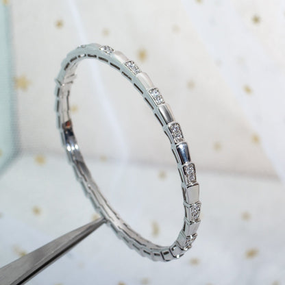 [⭐Miroze]SERPENTI BRACELET SILVER DIAMOND