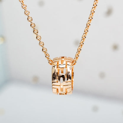 [⭐Miroze]PARENTESI NECKLACE PINK GOLD