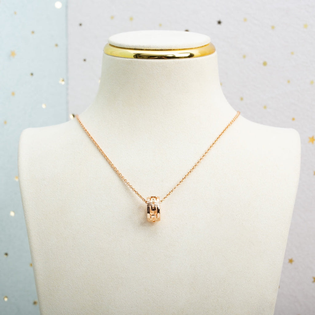 [⭐Veya]PARENTESI NECKLACE PINK GOLD