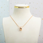 [⭐Veya]PARENTESI NECKLACE PINK GOLD