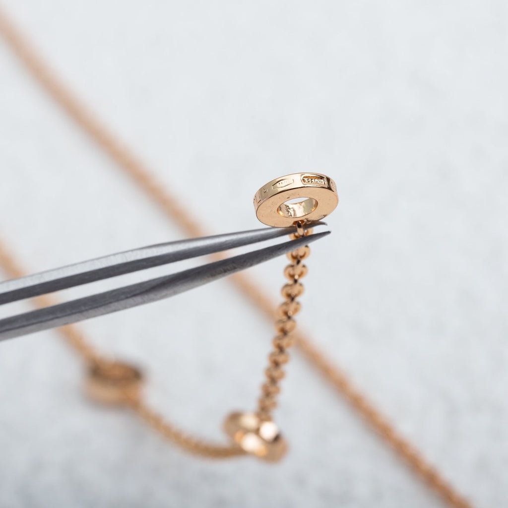 [⭐Veya]PARENTESI NECKLACE PINK GOLD