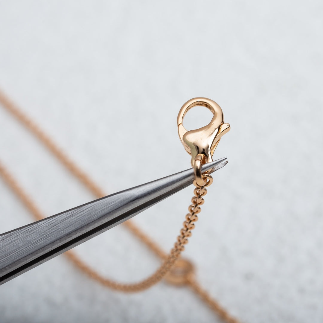 [⭐Miroze]PARENTESI NECKLACE PINK GOLD