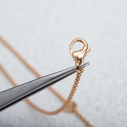 [⭐Miroze]PARENTESI NECKLACE PINK GOLD