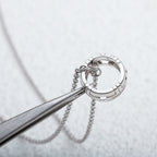 [⭐Veya]PARENTESI NECKLACE SILVER