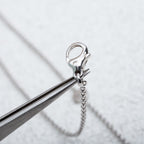 [⭐Veya]PARENTESI NECKLACE SILVER