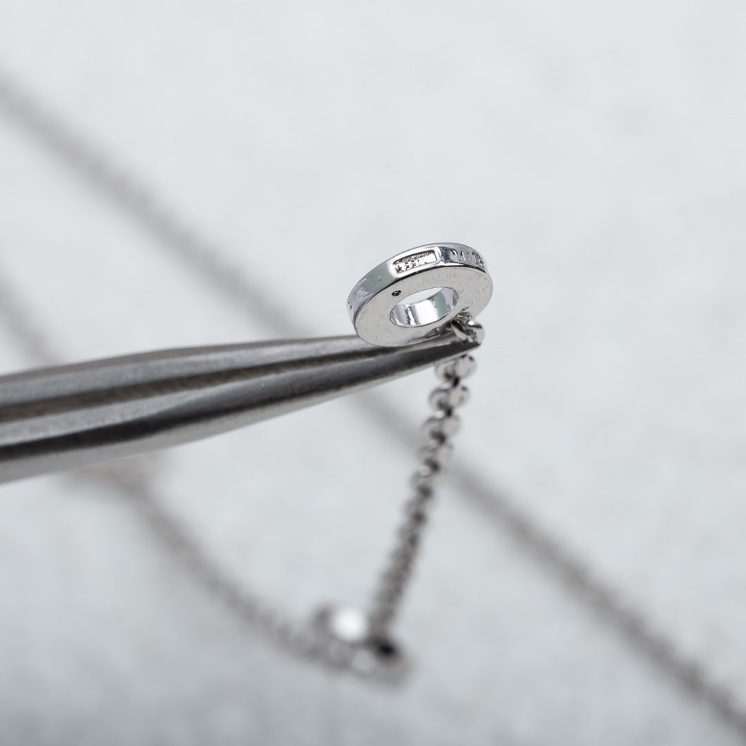 [⭐Miroze]PARENTESI NECKLACE SILVER DIAMOND