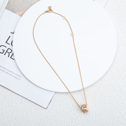 [⭐Miroze]PARENTESI ネックレス ピンクゴールド ダイヤモンド