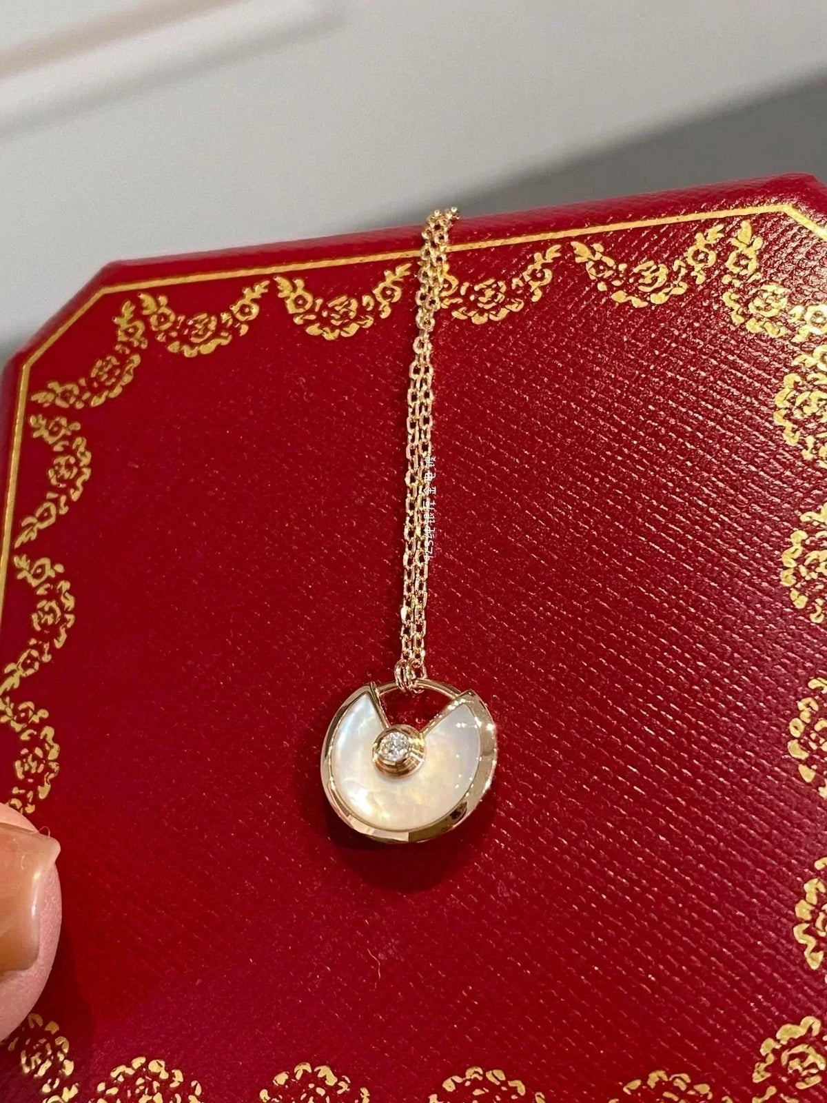 ⭐Miroze AMULETTE ROSE GOLD MOP NECKLACE