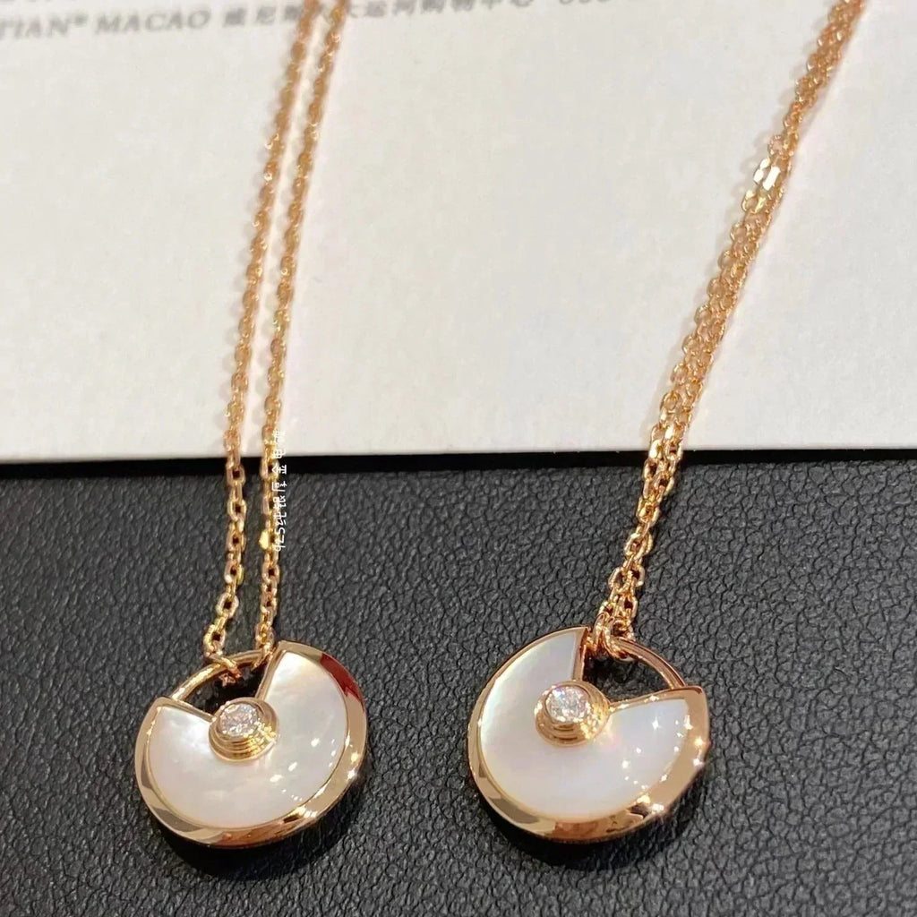 ⭐Miroze AMULETTE ROSE GOLD MOP NECKLACE