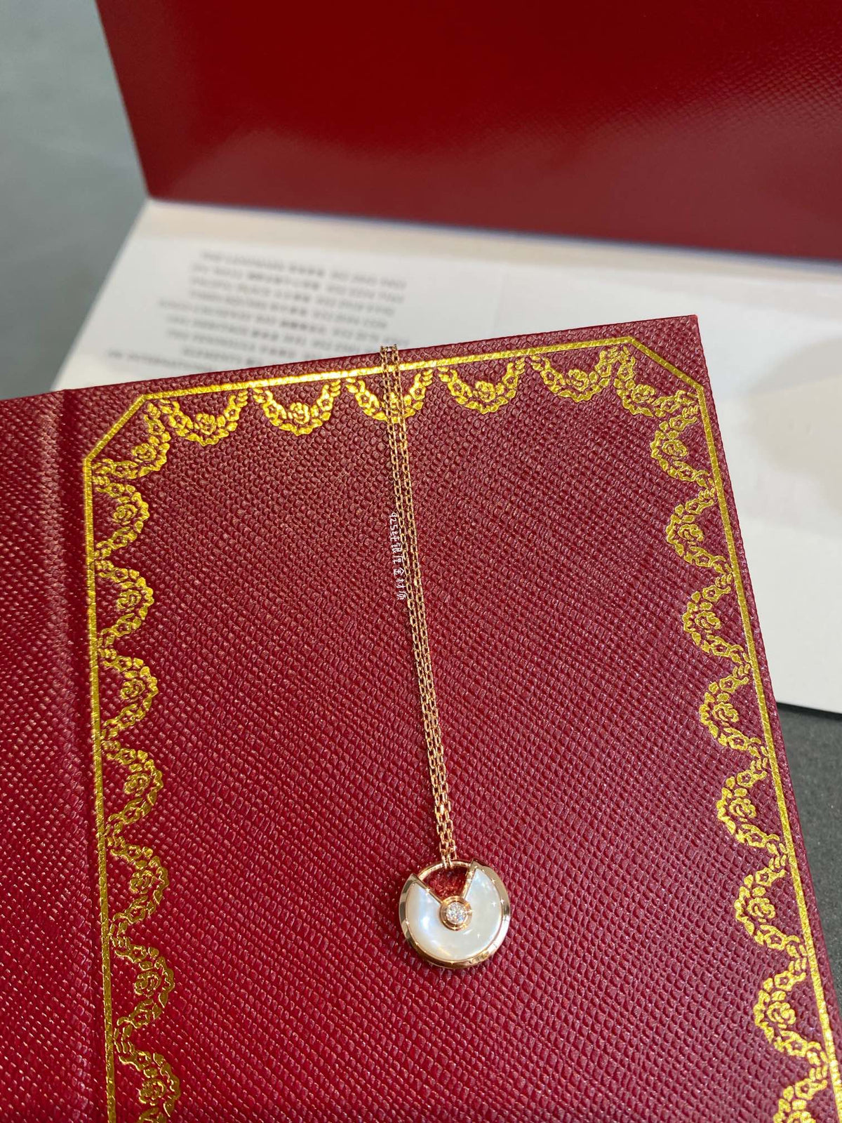 [⭐Miroze]AMULETTE ROSE GOLD MOP NECKLACE