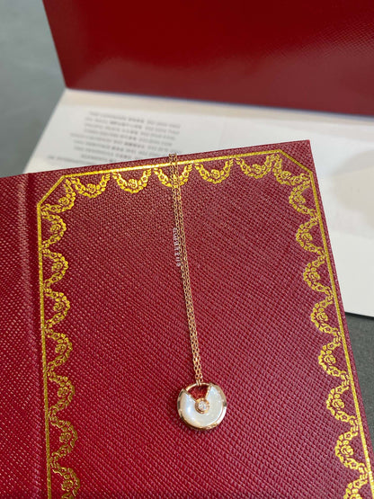 [⭐Miroze]AMULETTE ROSE GOLD MOP NECKLACE