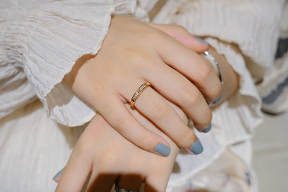 [⭐Miroze]LOVE RING 2.65MM DIAMOND