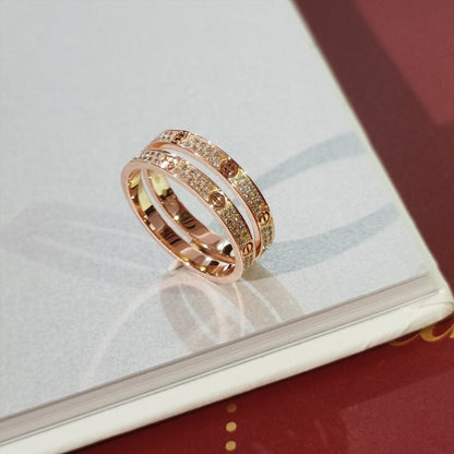 [⭐Miroze]LOVE RING 2.65MM DIAMOND