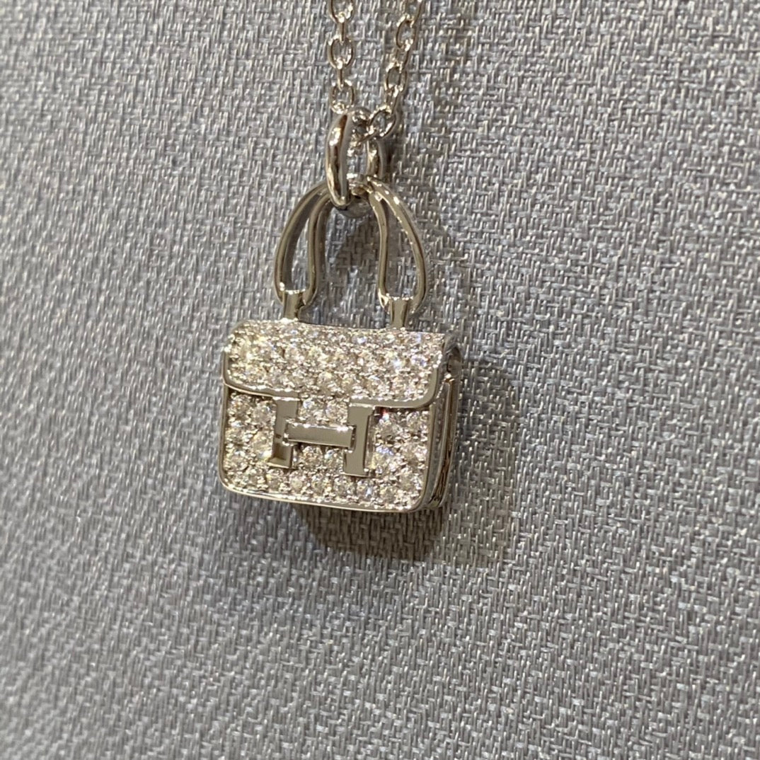 [⭐Miroze]CONSTANCE PEDANT DIAMOND NECKLACE