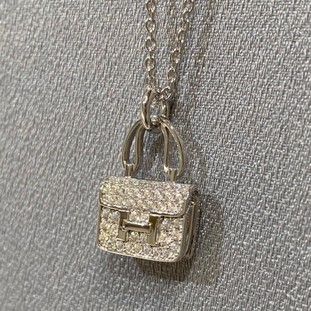 ⭐Miroze CONSTANCE PEDANT DIAMOND NECKLACE