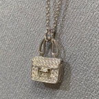 ⭐Miroze CONSTANCE PEDANT DIAMOND NECKLACE