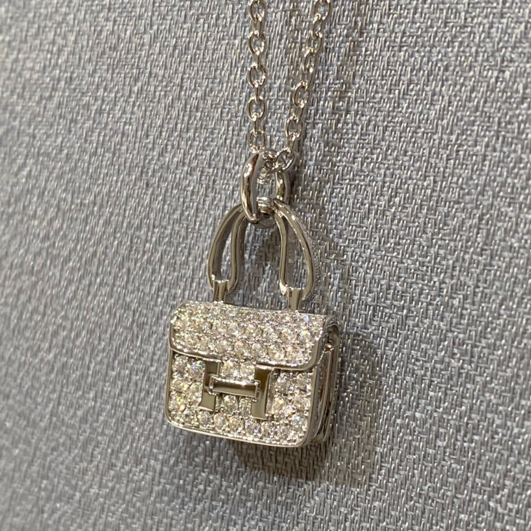 ⭐Miroze CONSTANCE PEDANT DIAMOND NECKLACE