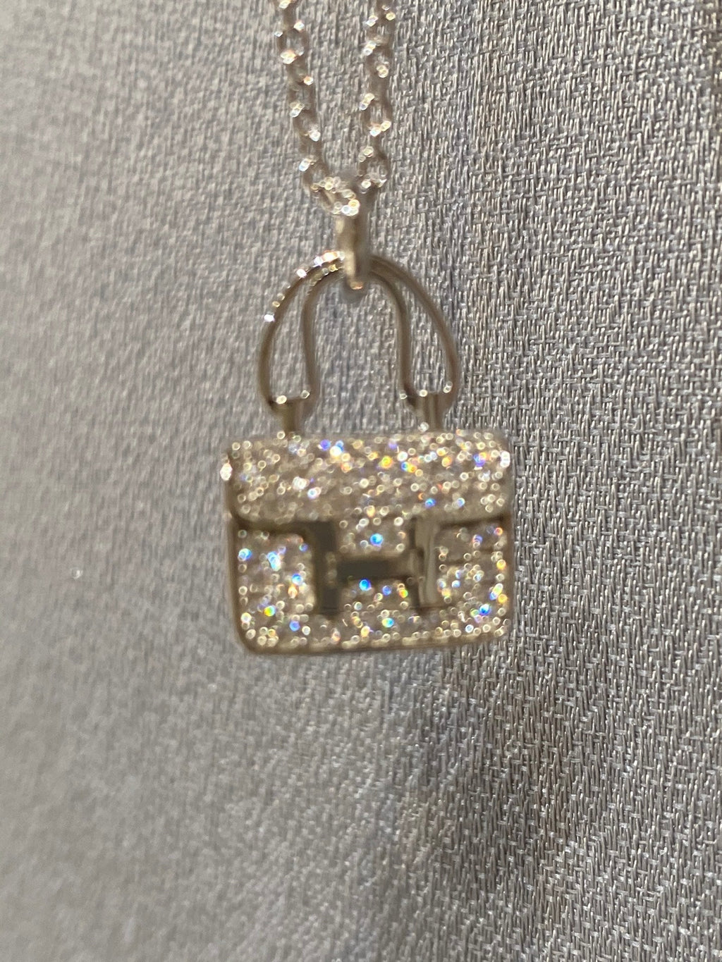 ⭐Miroze CONSTANCE PEDANT DIAMOND NECKLACE