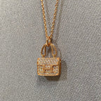 ⭐Miroze CONSTANCE PEDANT DIAMOND NECKLACE