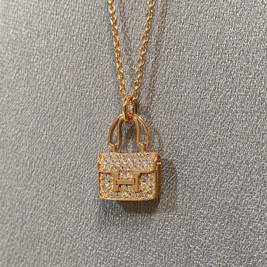 ⭐Miroze CONSTANCE PEDANT DIAMOND NECKLACE