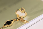 ⭐Miroze CLOVER EARRINGS GOLD ONYX MOP 3 MOTIF
