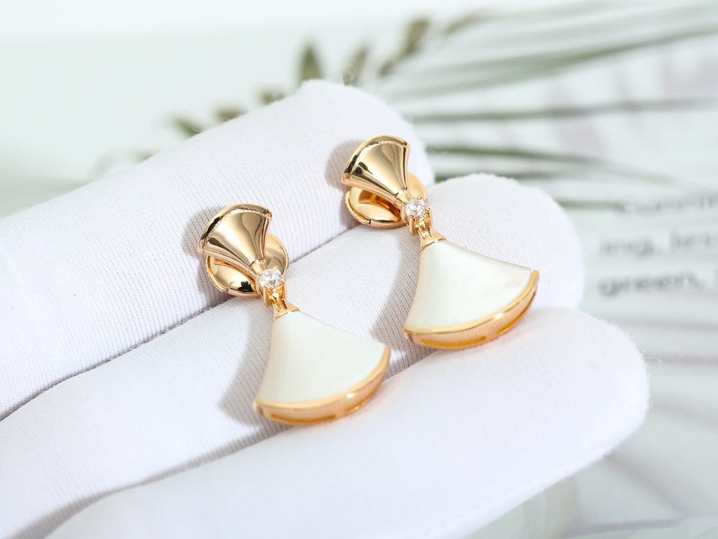 [⭐Veya]DREAM MOP PINK GOLD EARRINGS