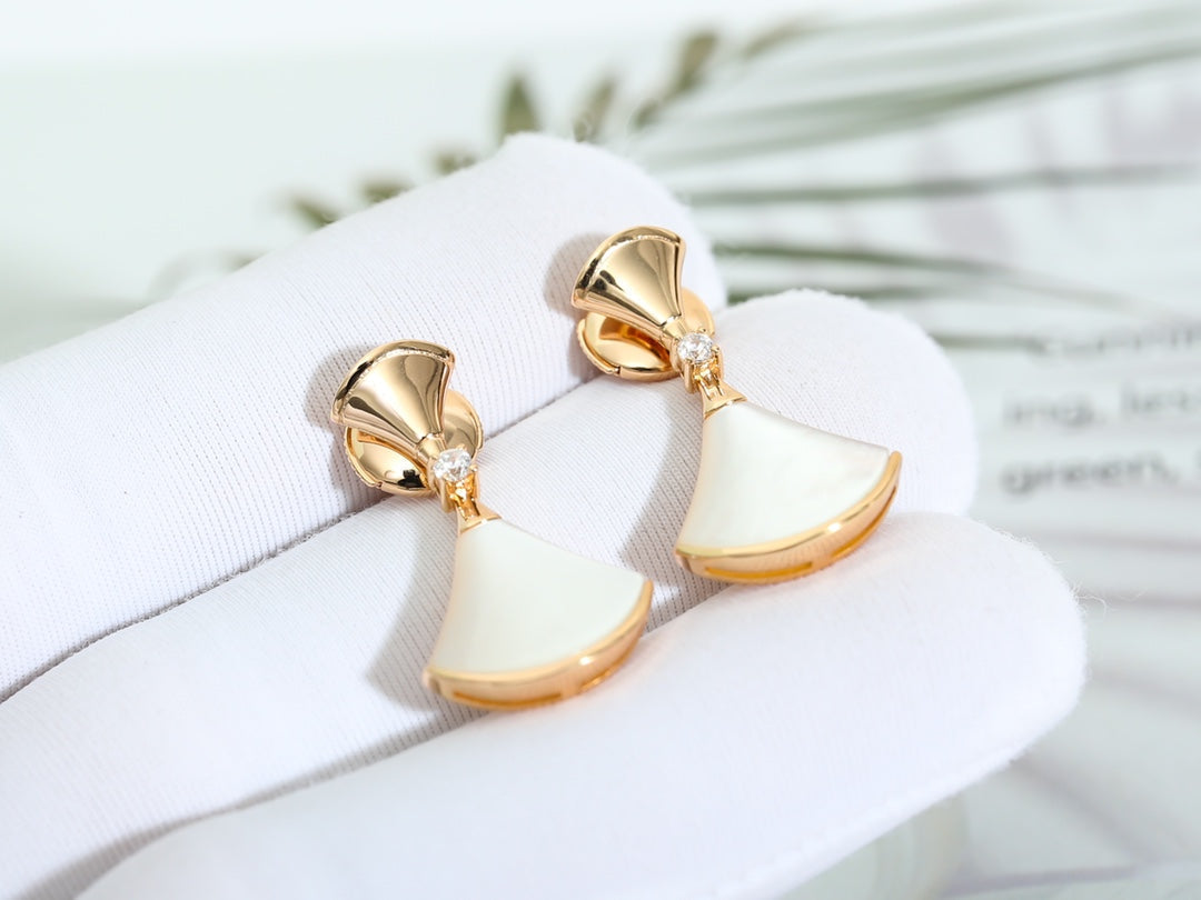 [⭐Veya]DREAM MOP PINK GOLD EARRINGS