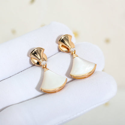 [⭐Miroze]DREAM MOP PINK GOLD EARRINGS