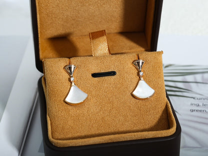 [⭐Miroze]DREAM MOP PINK GOLD EARRINGS