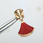 [⭐Veya]DREAM Carnelian PINK GOLD EARRINGS