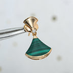 [⭐Veya]DREAM MALACHITE PINK GOLD EARRINGS