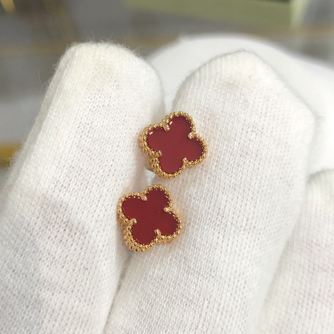 [⭐Miroze]CLOVER MINI GOLD EARRINGS