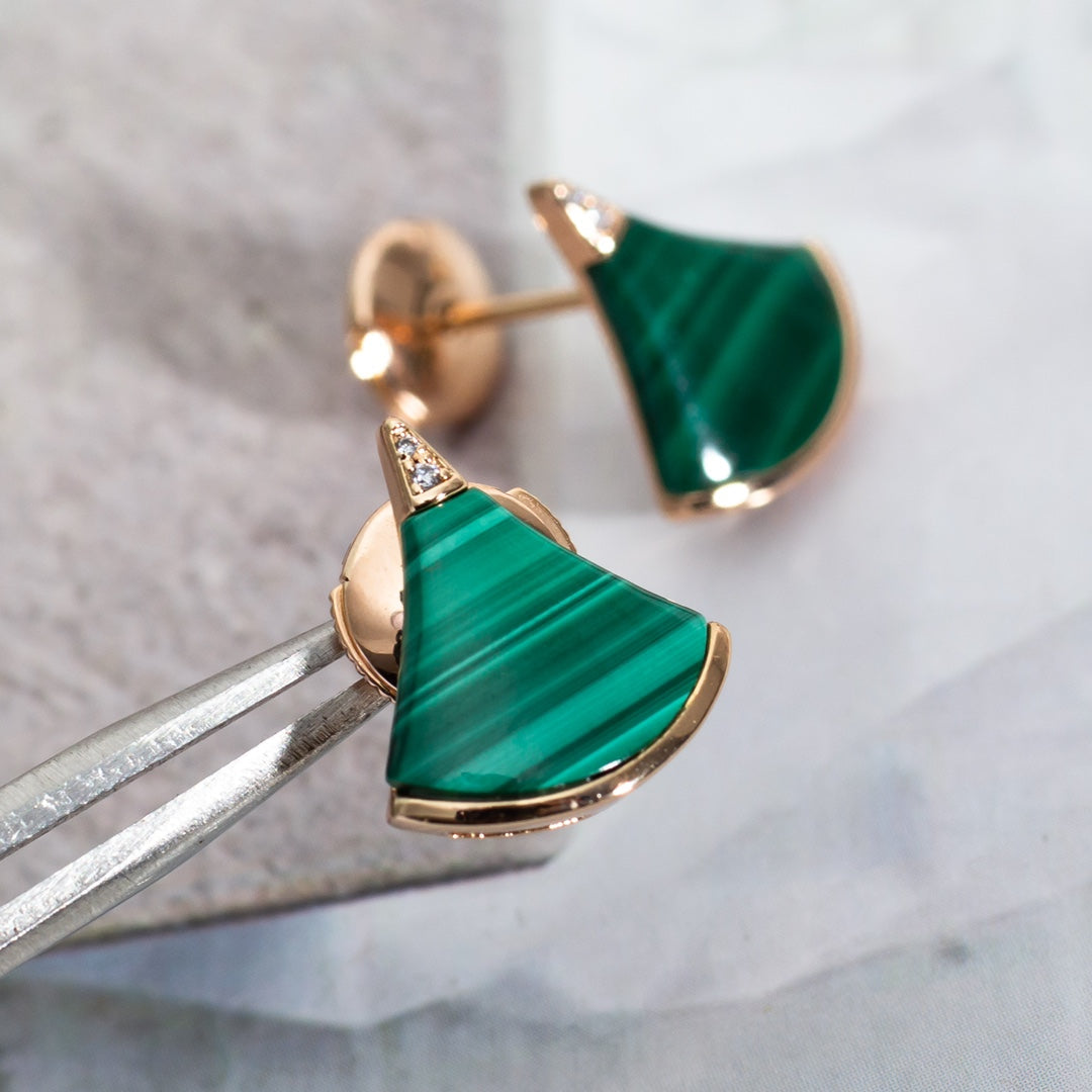 [⭐Miroze]DIVAS DREAM EARRINGS PINK GOLD