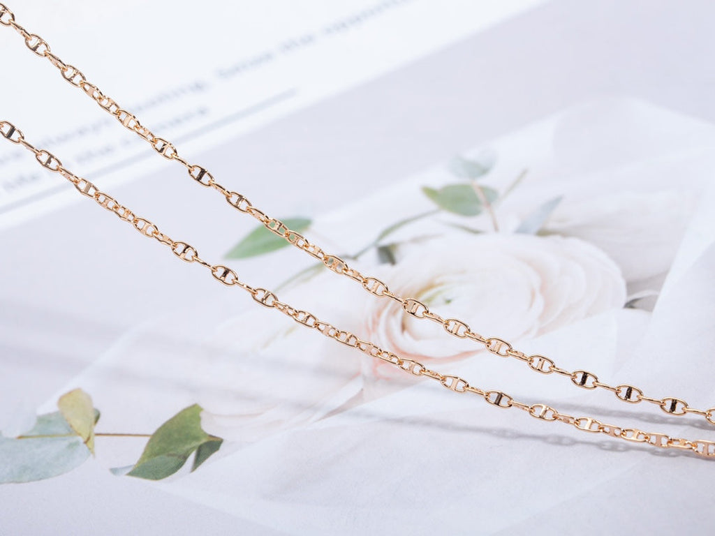 ⭐Miroze ECHAPPEE NECKLACE PINK GOLD