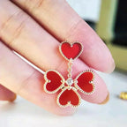 ⭐Miroze SWEET CLOVER CARNELIAN EARRINGS
