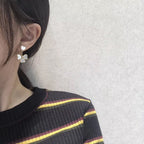 ⭐Miroze CLOVER SWEET WHITE MOP EARRINGS
