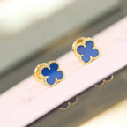 ⭐Miroze CLOVER MINI 9.5MM TURQUOISE EARRINGS