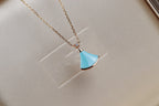 [⭐Veya]DREAM NECKLACE TURQUOISE PINK GOLD