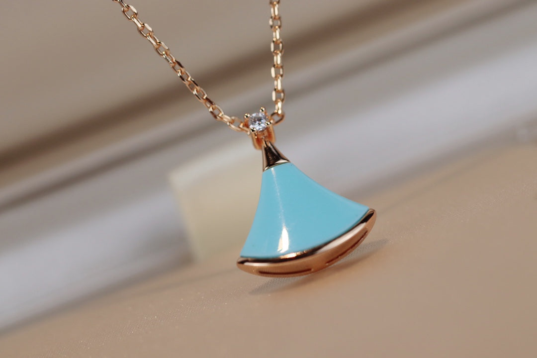 [⭐Veya]DREAM NECKLACE TURQUOISE PINK GOLD