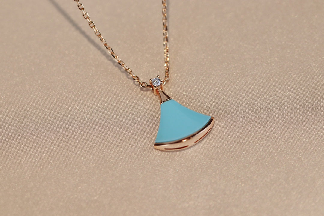 [⭐Veya]DREAM NECKLACE TURQUOISE PINK GOLD