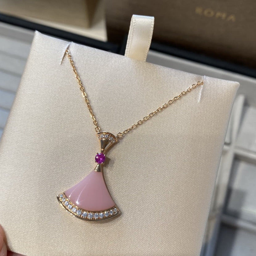[⭐Veya]DREAM NECKLACE PINK OPAL