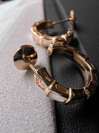 [⭐Veya]SERPENTI MOP PINK GOLD EARRINGS