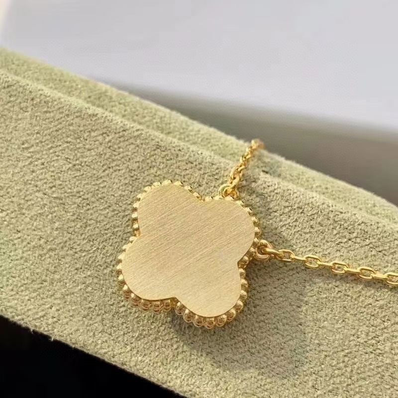 ⭐Miroze CLOVER 15MM DIAMOND TURQUOISE NECKLACE