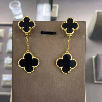 [⭐Miroze]CLOVER 2 MOTIFS  EARRINGS (MULTIPLE CHOICESC