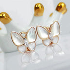 ⭐Miroze BUTTERFLY MOP DIAMOND EARRINGS