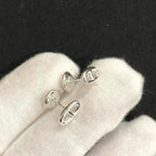 ⭐Miroze CHAINE SMALL EARRINGS GOLD AND SILVER