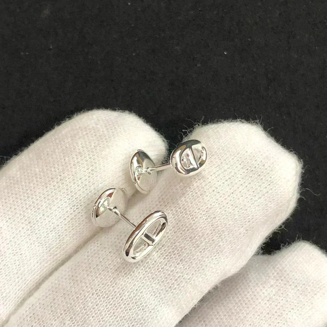 [⭐Miroze]CHAINE SMALL EARRINGS GOLD AND SILVER