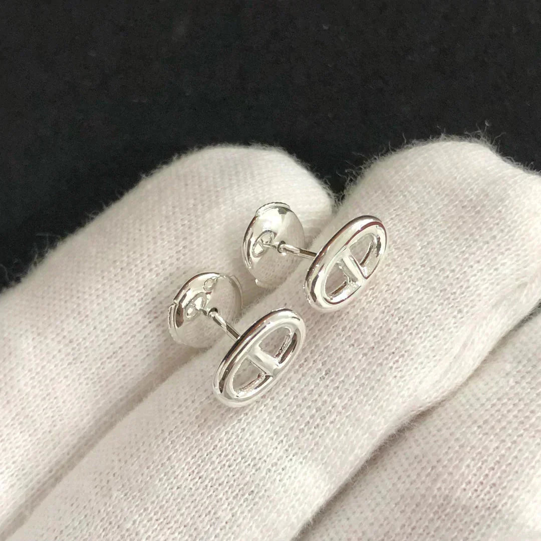 [⭐Miroze]CHAINE SMALL EARRINGS GOLD AND SILVER