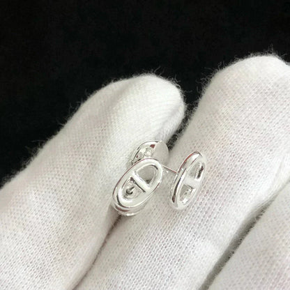 [⭐Miroze]CHAINE SMALL EARRINGS GOLD AND SILVER