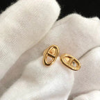 ⭐Miroze CHAINE SMALL EARRINGS GOLD AND SILVER